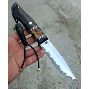 ДУБОВИК II ніж ручної роботи майстра Павла Гончаренка, сталь Х12 в ламінаті, 60-61 HRC. Photo 2